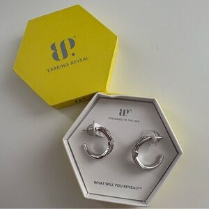 Bomb Party Bow Moments Earrings ER88270 Lavender Topaz & Diamond CZ Rhodium